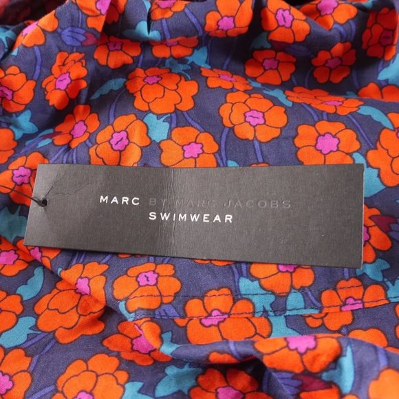 NWT Marc Jacobs Multicolor Floral Beach Pool SWIM COVER UP MJ16702 Size M/L ANB - Picture 4 of 5